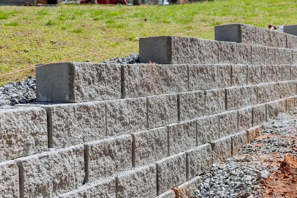 Professional Concrete Retaining Wall Construction in Vancouver WA by FRS Remodeling