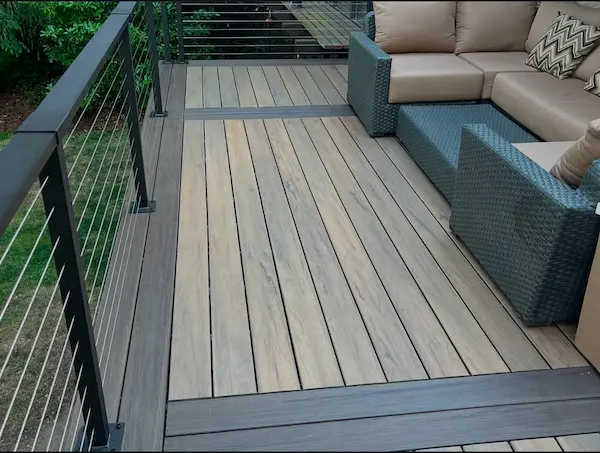 Modern outdoor deck design